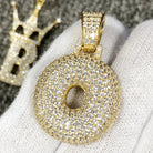 Bubble Initial Letters - .925 Sterling Silver - 18K Gold A HipHopBling