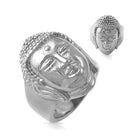 Buddha Ring Stainless Steel 7 HipHopBling