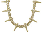 Bullet Cuban Link CZ Hip Hop Iced Out Chain Yellow Gold 18" HipHopBling