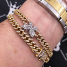 Butterfly Diamond Cuban Chain 10.34 Carats 10K Yellow / White Gold HipHopBling