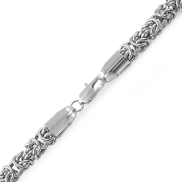 Byzantine Stainless Steel Bracelet 6MM HipHopBling
