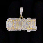 CHOO$E VVS CZ Hip Hop Bling Pendant Yellow Gold HipHopBling
