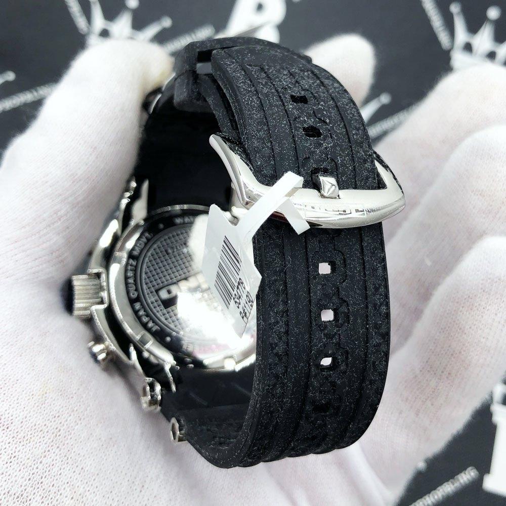 Chronograph Rubber Band .25 Carat Diamond Hip Hop Watch JoJino HipHopBling