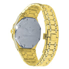 Chunky CZ Bezel Bling Bling Watch White Gold HipHopBling