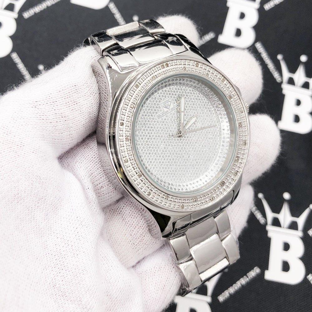 Classic .25 Carat Diamond Hip Hop Watch Bling Bling HipHopBling