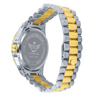 Clean 41MM CZ Baguette Hours Date Watch White Gold HipHopBling