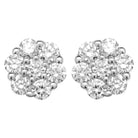 Cluster Diamond Earrings .45cttw 10K Yellow Gold HipHopBling