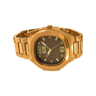 Copper Modern Fashion Metal Watch Black Dial HipHopBling