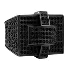 Cross Iced Out Black CZ Bling Bling Ring 7 HipHopBling