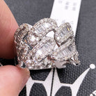Cuban Baguette Diamond Ring 2.50cttw 10K Gold 10K Yellow Gold HipHopBling