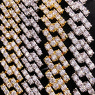 Cuban Box Link Hip Hop Bling Bling Bracelet (2 Sizes) 8MM Yellow Gold 7" HipHopBling