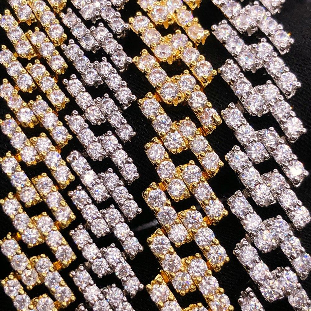 Cuban Box Link Hip Hop Bling Bling Bracelet (2 Sizes) 8MM Yellow Gold 7" HipHopBling