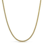 Cuban Chain 3MM Gold Stainless Steel 18" HipHopBling