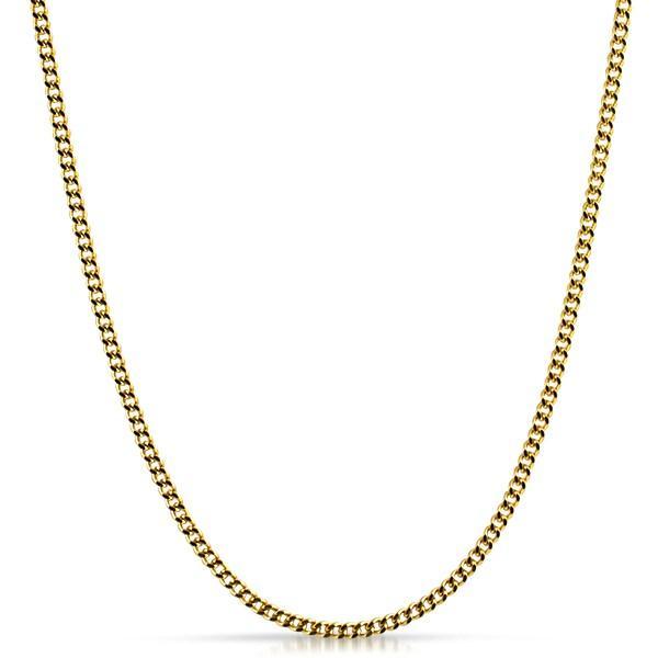 Cuban Chain 3MM Gold Stainless Steel – HipHopBling