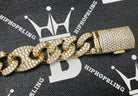 Cuban Mariner Link CZ Bling Bling Chain White Gold 20" HipHopBling