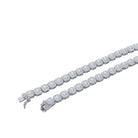 Cushion Cluster VVS CZ Iced Out Chain .925 Sterling Silver 20" HipHopBling