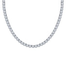 Cushion Cluster VVS CZ Iced Out Chain .925 Sterling Silver 20" HipHopBling