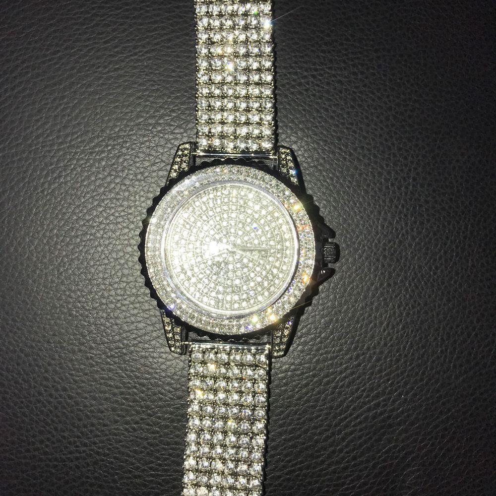 Custom All Bling Bling Watch & Iced Out Band 7" HipHopBling