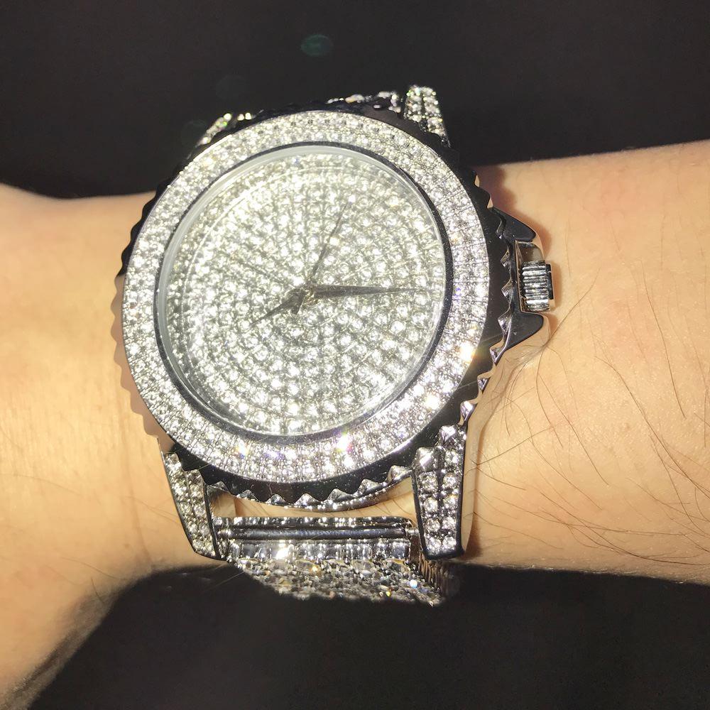 Custom All Bling Bling Watch & Iced Out Band HipHopBling