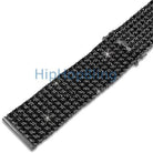 Custom Black on Black CZ Bling Bling Watch Band 24mm HipHopBling