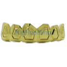 Custom Boxy Style Gold Teeth Hip Hop Grillz HipHopBling