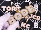 Custom Bubble Letter Name Pendant Brass White Gold 2 HipHopBling