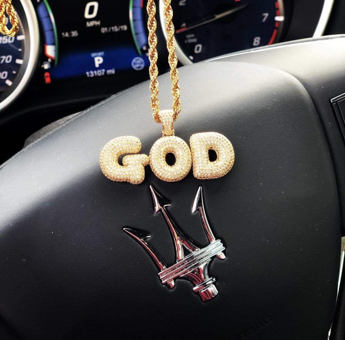 Custom Bubble Letter Name Pendant HipHopBling
