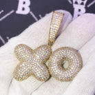 Custom Bubble Letter Name Pendant HipHopBling