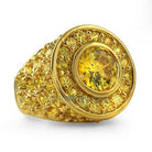 Custom Centerstone Lemonade CZ Bling Bling Ring 7 HipHopBling