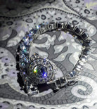 Custom Centerstone Rhodium CZ Bling Bling Ring 7 HipHopBling