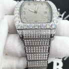 Custom Emperor VVS Moissanite Iced Out Watch 2 Tone White/Rose HipHopBling