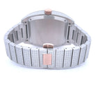 Custom Emperor VVS Moissanite Iced Out Watch 2 Tone White/Rose HipHopBling