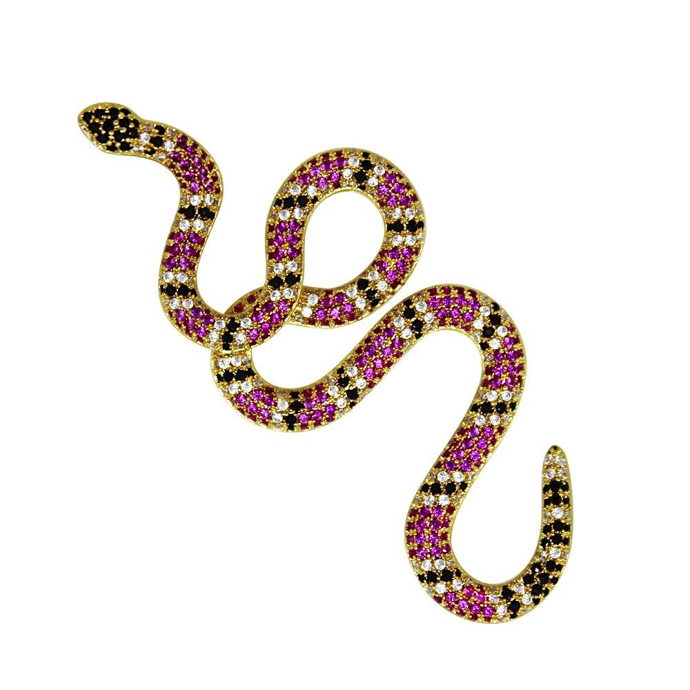 Custom Snake Limited Edition Gold Bling Bling Pendant HipHopBling