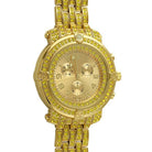 Custom Sport Bling Bling Chronograph Iced Out Watch Lemonade HipHopBling