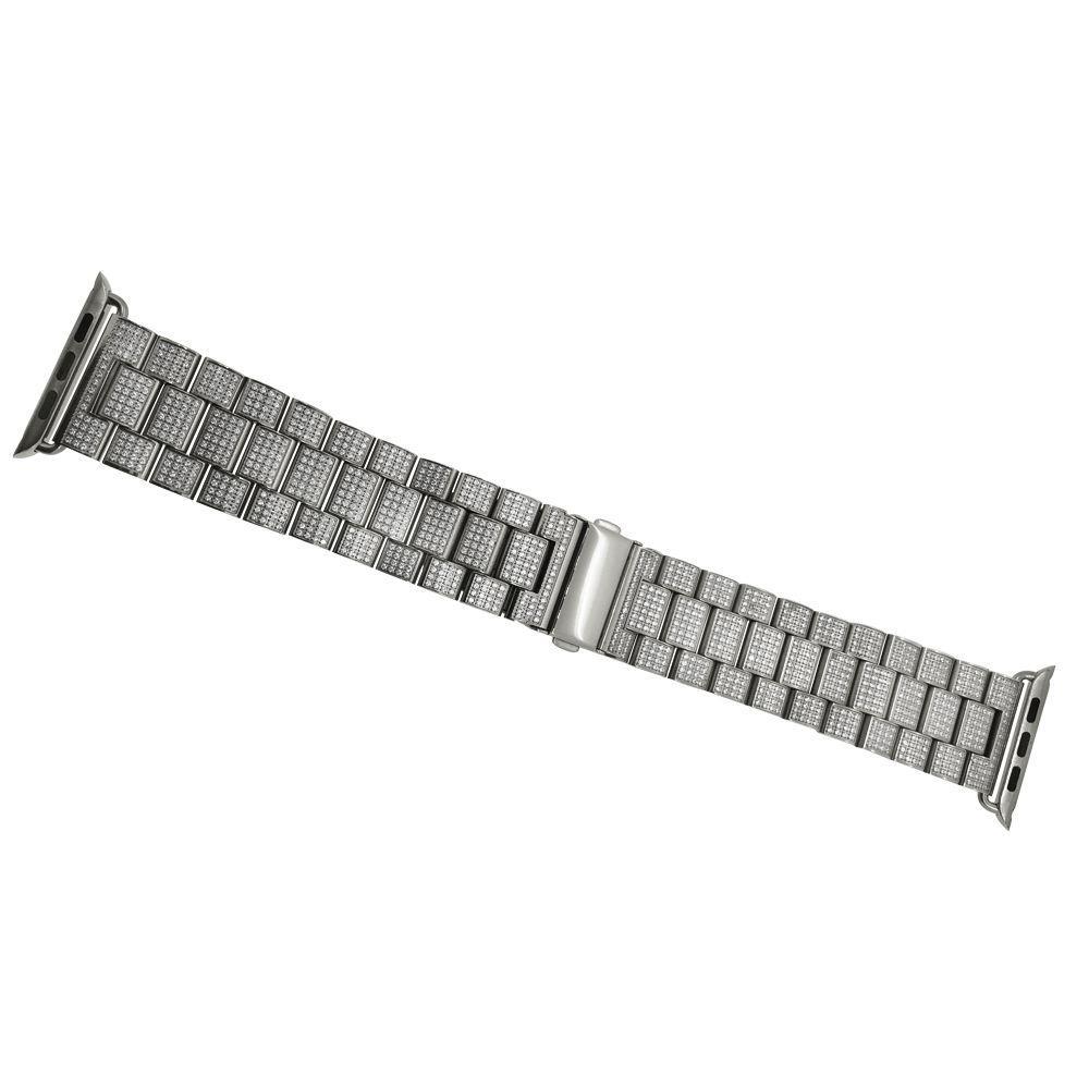CZ Bling Aftermarket Band for iWatch HipHopBling
