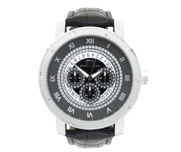 Designer Super Techno Watch .10ct Diamonds HipHopBling