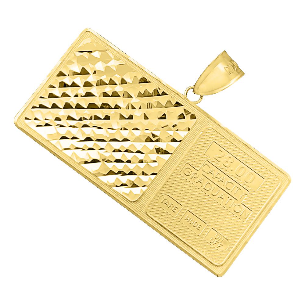Digital Scale DC 10K Yellow Gold Pendant HipHopBling