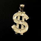 Dollar Sign DC 10K Yellow Gold Pendant HipHopBling
