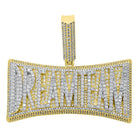 Dream Team CZ Hip Hop Bling Bling Pendant Yellow Gold HipHopBling