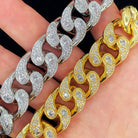 Drip Pear Cut Cuban CZ Iced Out Hip Hop Bracelet White Gold 8" HipHopBling