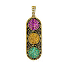 Emoji Stoplight Gold Bling Bling Pendant HipHopBling