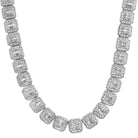 Exotic Baguette Ice CZ Iced Out Chain Yellow Gold 20" HipHopBling