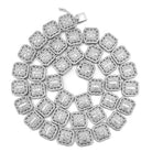 Exotic Baguette Ice CZ Iced Out Chain Yellow Gold 20" HipHopBling