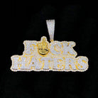 F Haters VVS CZ Hip Hop Bling Bling Pendant Yellow Gold HipHopBling