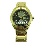 Fashion Black Dial Gold Hip Hop Watch HipHopBling