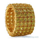 Fat 5 Row 360 Eternity Lemonade Bling Bling Ring 7 HipHopBling