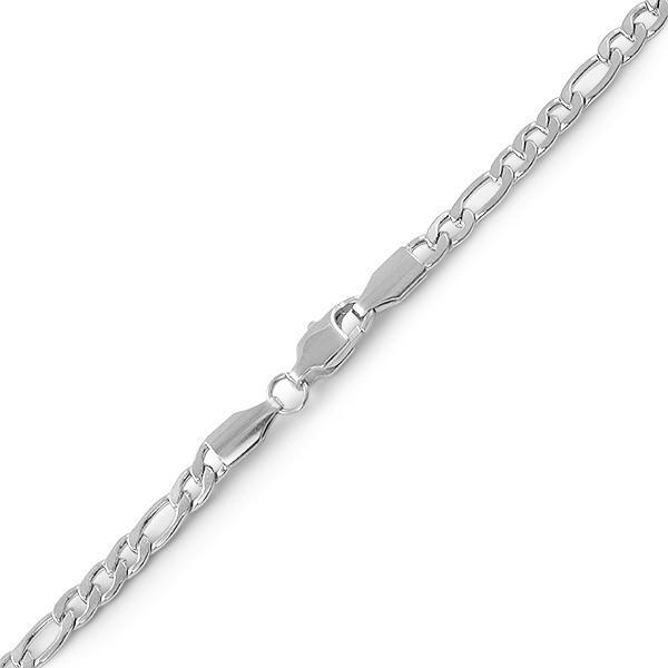 Figaro Stainless Steel Bracelet 4MM HipHopBling