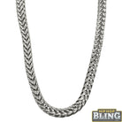 Foxtail Franco 5MM Rhodium Hip Hop Chain HipHopBling