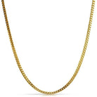 Franco Chain 2.5MM Gold Stainless Steel 18" HipHopBling