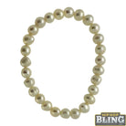 Freshwater Pearl 7MM Stretch Bracelet HipHopBling